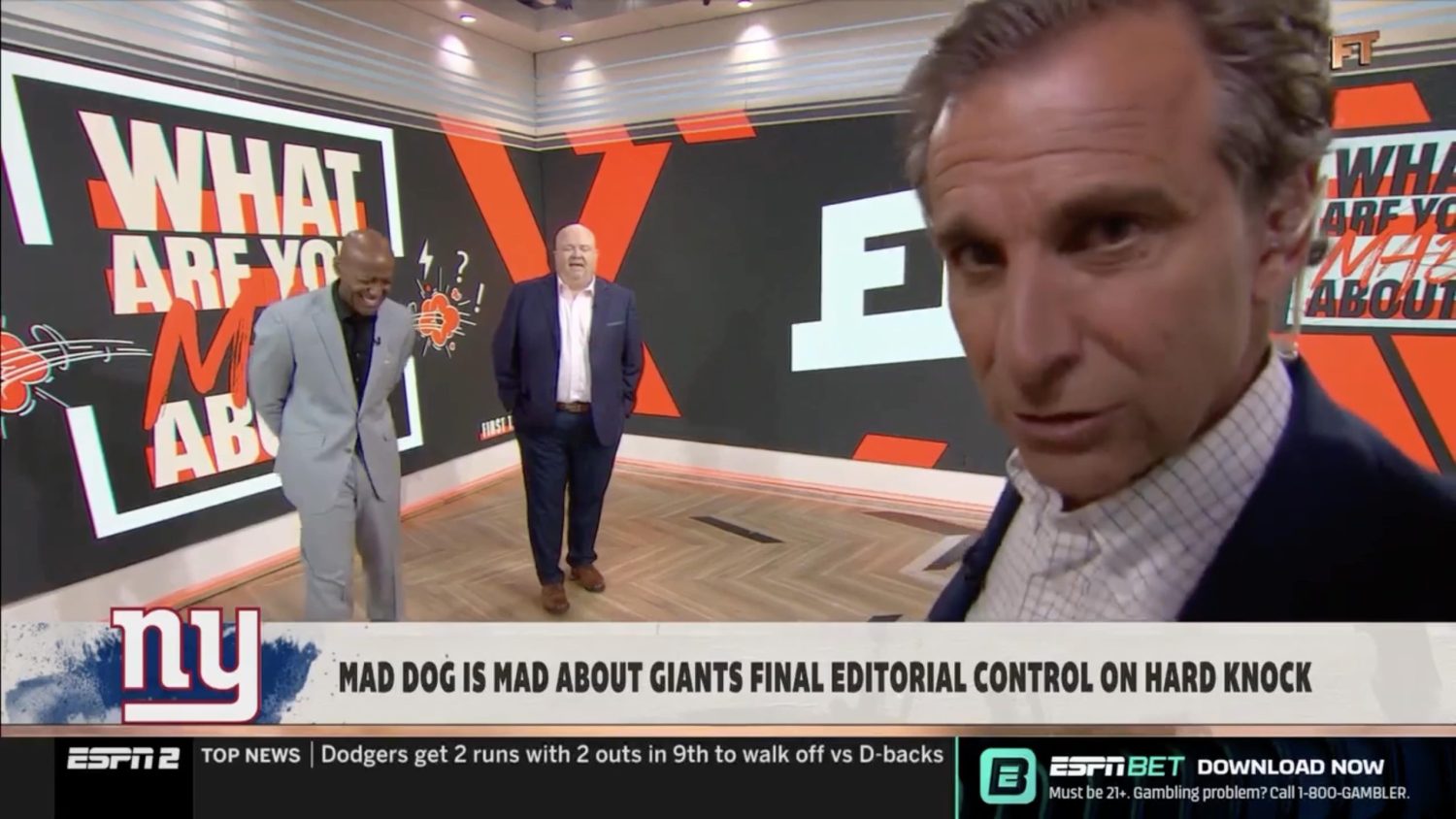 Chris Russo attacks Giants’ editorial control over “Hard Knocks”