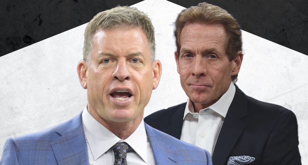 Skip Bayless says he is now “friendly” with Troy Aikman