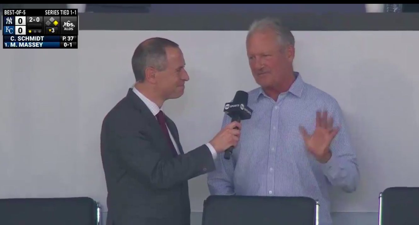 TBS did an in-depth interview with George Brett during the Yankees-Royals ALDS