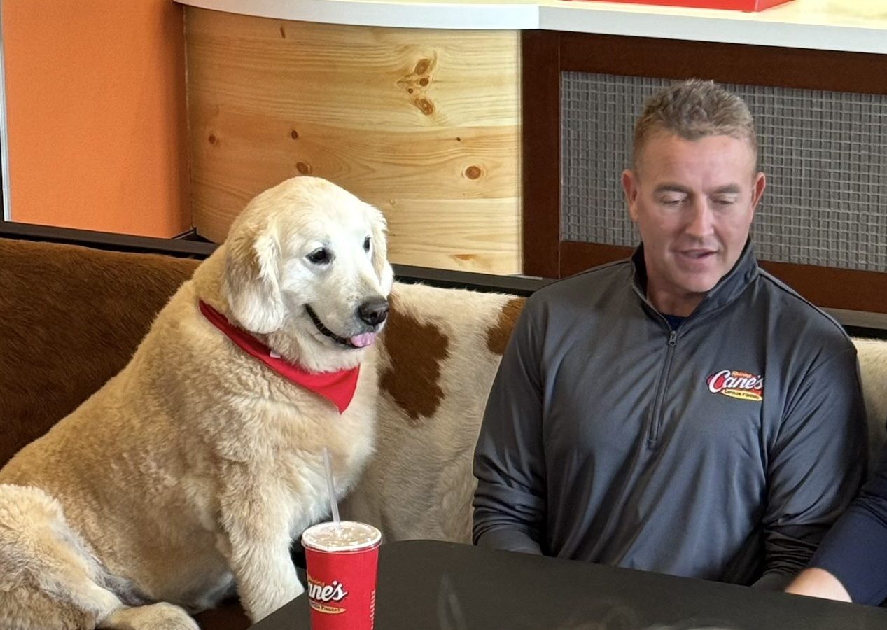 Kirk Herbstreit's Dog Ben Steals The Show