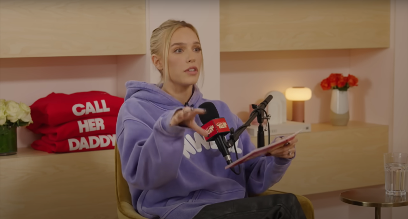 In an interview with 'The Hollywood Reporter,' Alex Cooper opened up about her breakup with Barstool Sports.