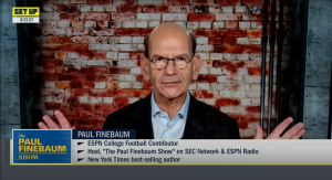 Appearing on ESPN's 'Get Up,' Paul Finebaum said the Dallas Cowboys' job would be easier for Deion Sanders than his Colorado job.