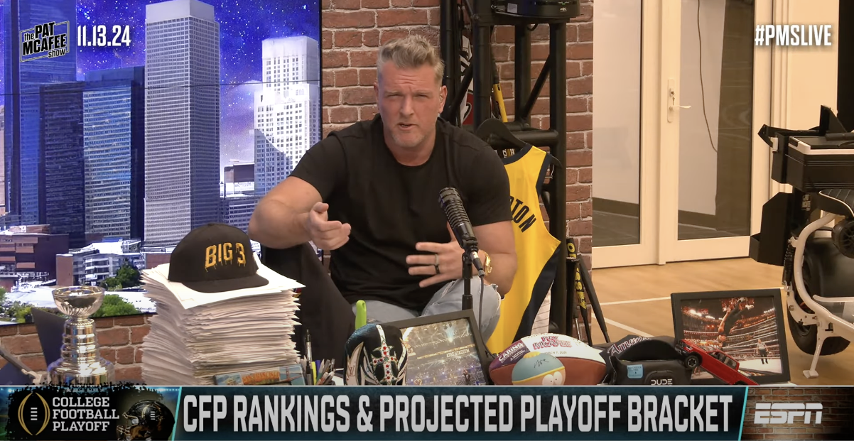 Pat McAfee criticizes ESPN’s college football accounts on X: ‘The people running that have no idea what they’re doing’