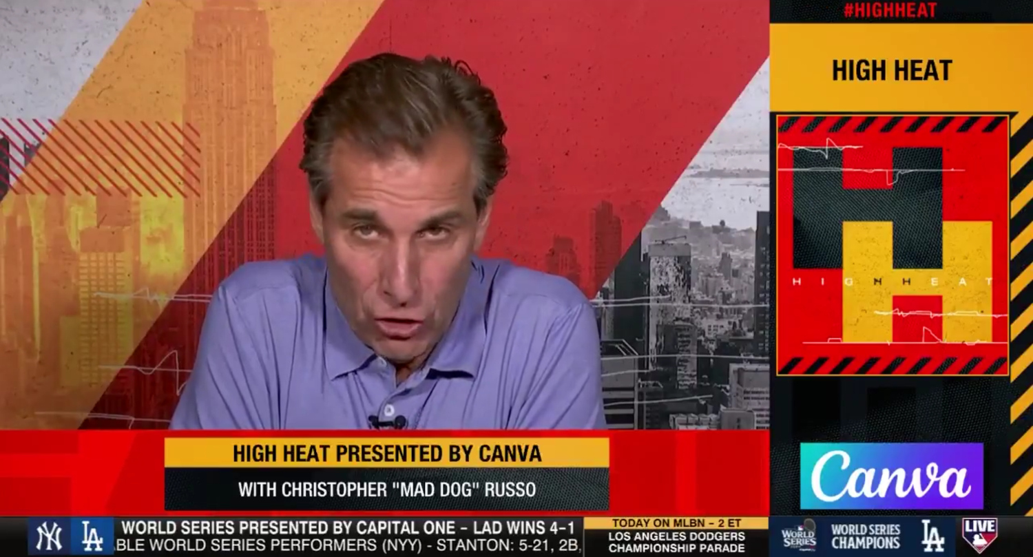 Chris Russo doesn’t want to be portrayed as ‘poor victim’ after ‘High Heat’ cancellation