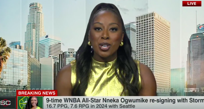 Chiney Ogwumike on ESPN in January 2025.
