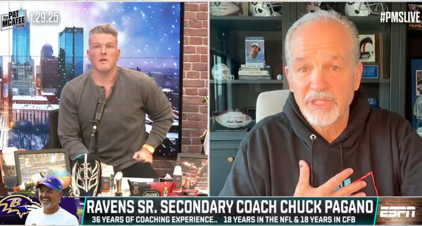 Chuck Pagano on The Pat McAfee Show
