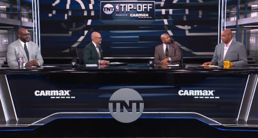 If you were wondering if "Inside the NBA" would have a take on the spat between NFL Insiders Jordan Schultz and Ian Rapoport, wonder no more. Photo Credit: TNT