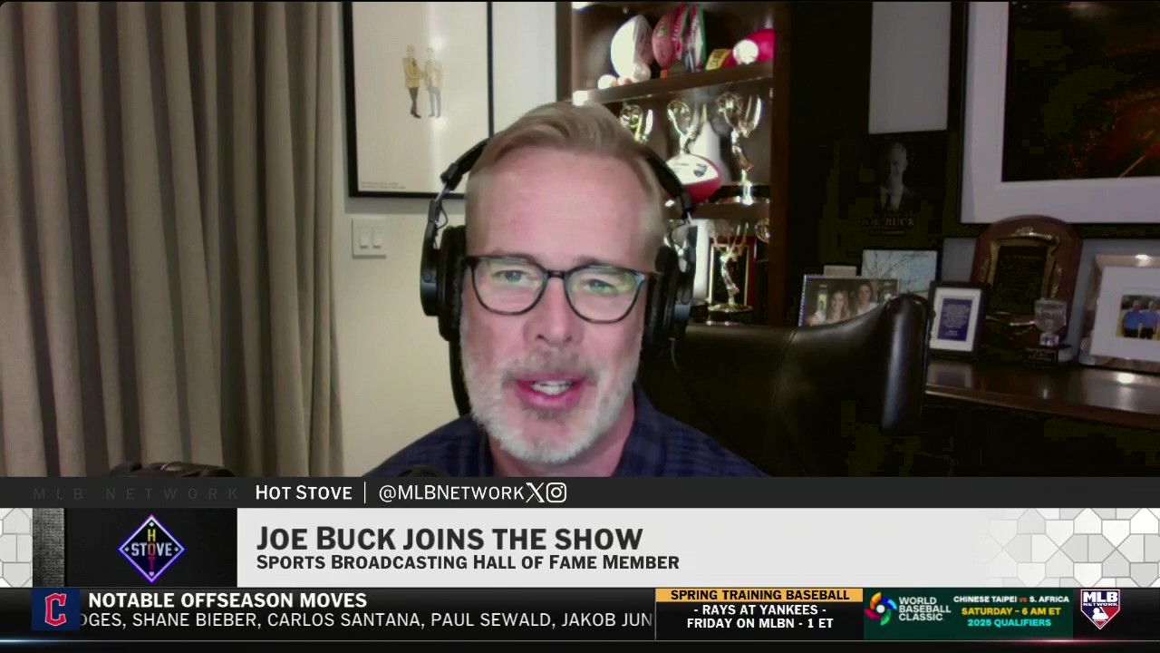 Joe Buck is interviewed on the MLB Network. Photo Credit: MLB Network.