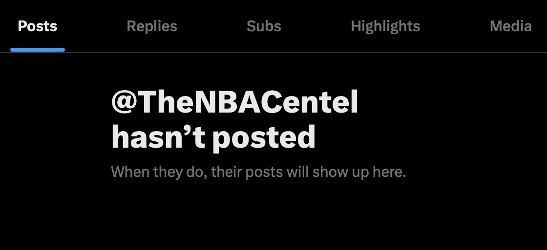 Satirical social media aggregation account ‘NBA Centel’ removes all posts on X