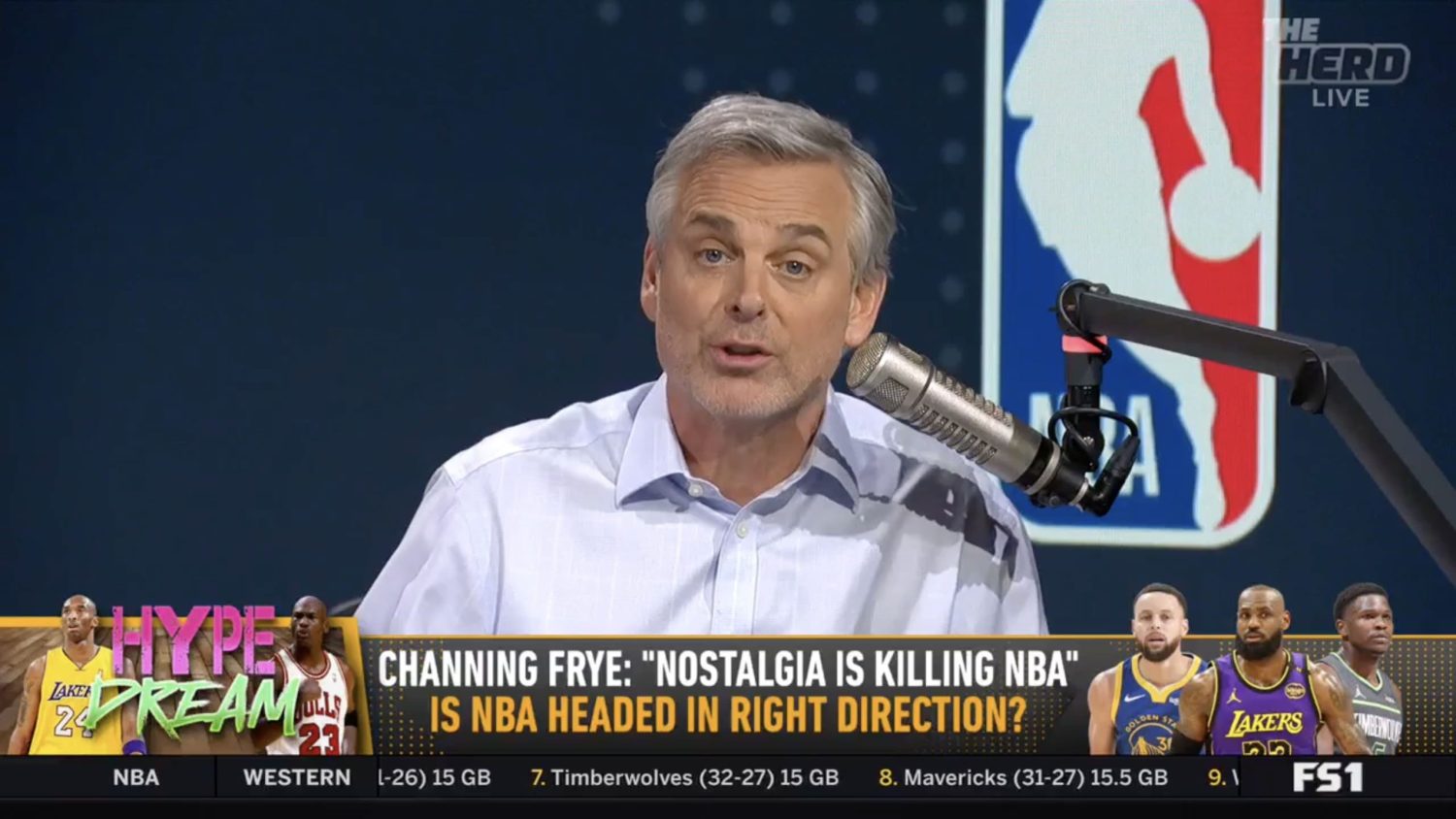 Colin Cowherd lauds TNT’s NBA criticisms: ‘ESPN is mostly fluff’