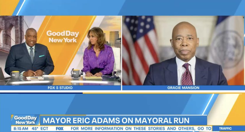 Curt Menefee and NYC Mayor Eric Adams on Good Day New York