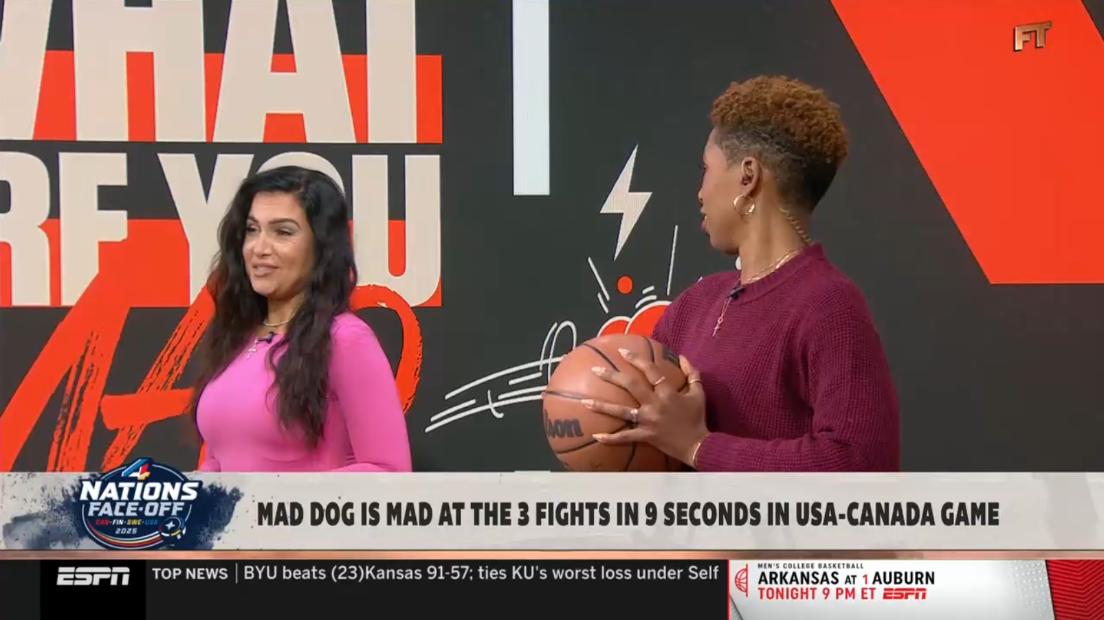 Molly Qerim on NHL fights