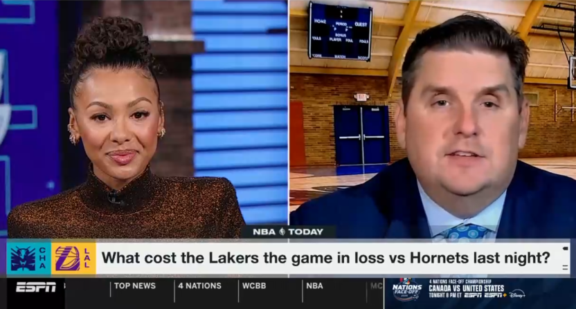 According to Front Office Sports' Ryan Glasspiegel, ESPN's Brian Windhorst and Malika Andrews are nearing the ends of their current contracts.