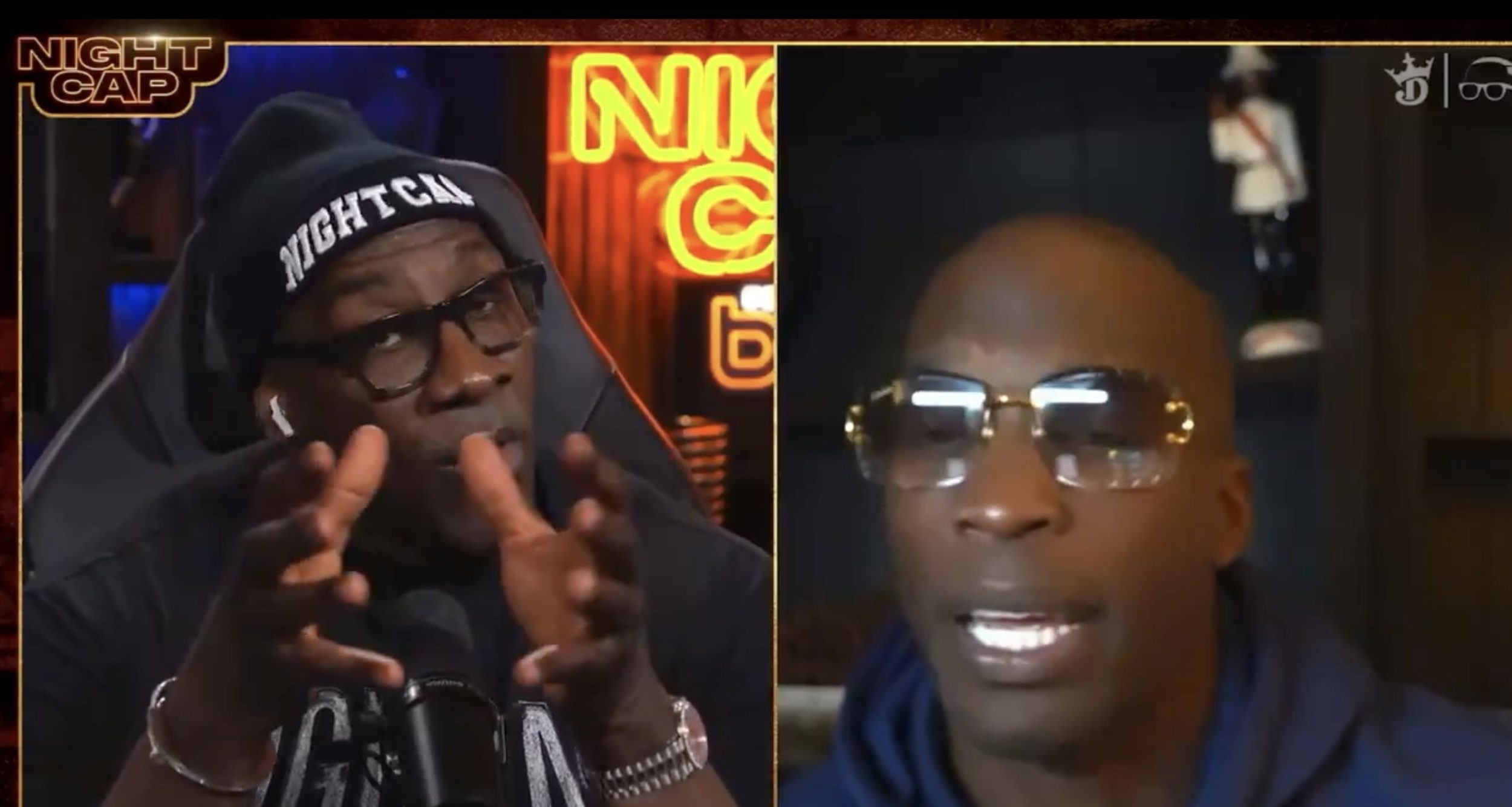 Shannon Sharpe and Chad Johnson