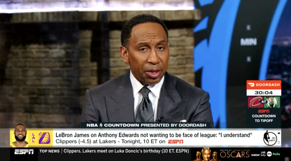 LeBron James claps back at Stephen A. Smith over NBA media complaint: ‘Proved my point’