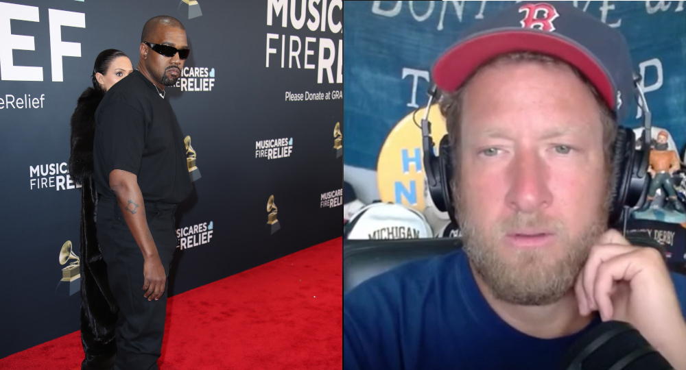 Kanye West and Dave Portnoy.