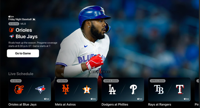 Apple, MLB announce ‘Friday Night Baseball’ schedule through June