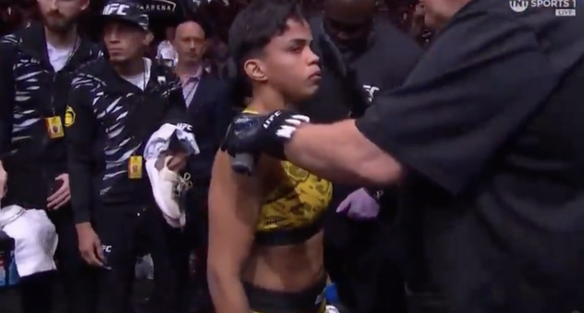 UFC strawweight fighter Iasmin Lucindo ahead of her UFC 313 fight against Amanda Lemos