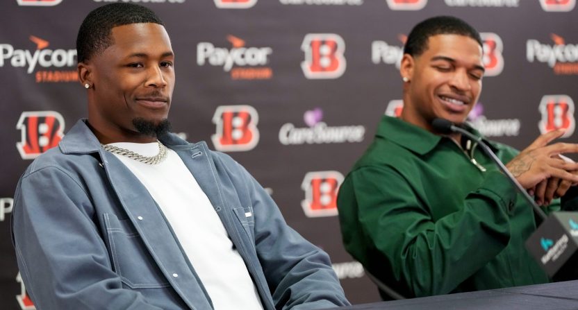 Bengals troll media critics who said team wouldn't pay Ja'Marr Chase, Tee Higgins