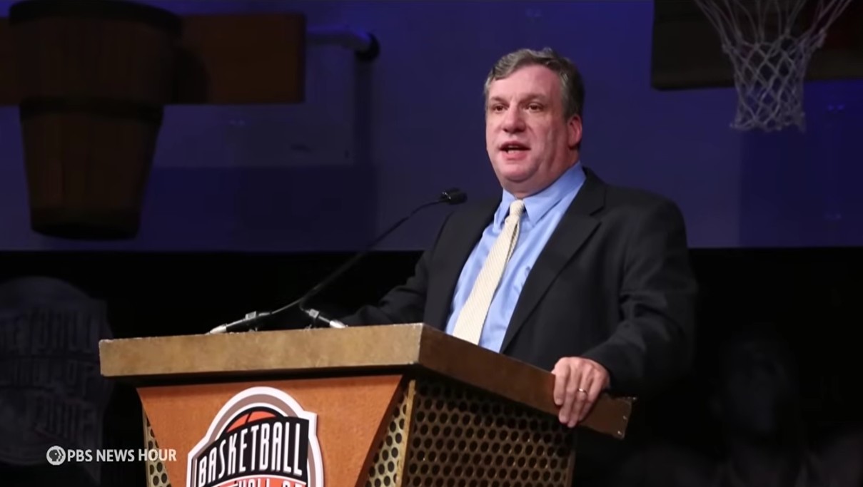 John Feinstein. Photo Credit: PBS NewsHour/YouTube.