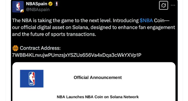 NBA Crypto Coin Social media hack