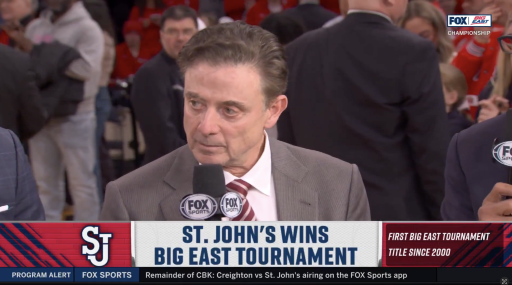 Rick Pitino after Big East Championship win: 'I'm gonna drink a quart ...