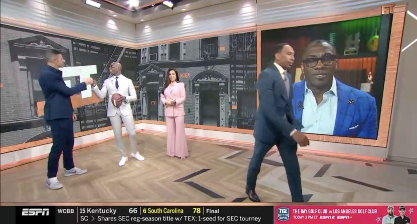 Stephen A. Smith walks off First Take set