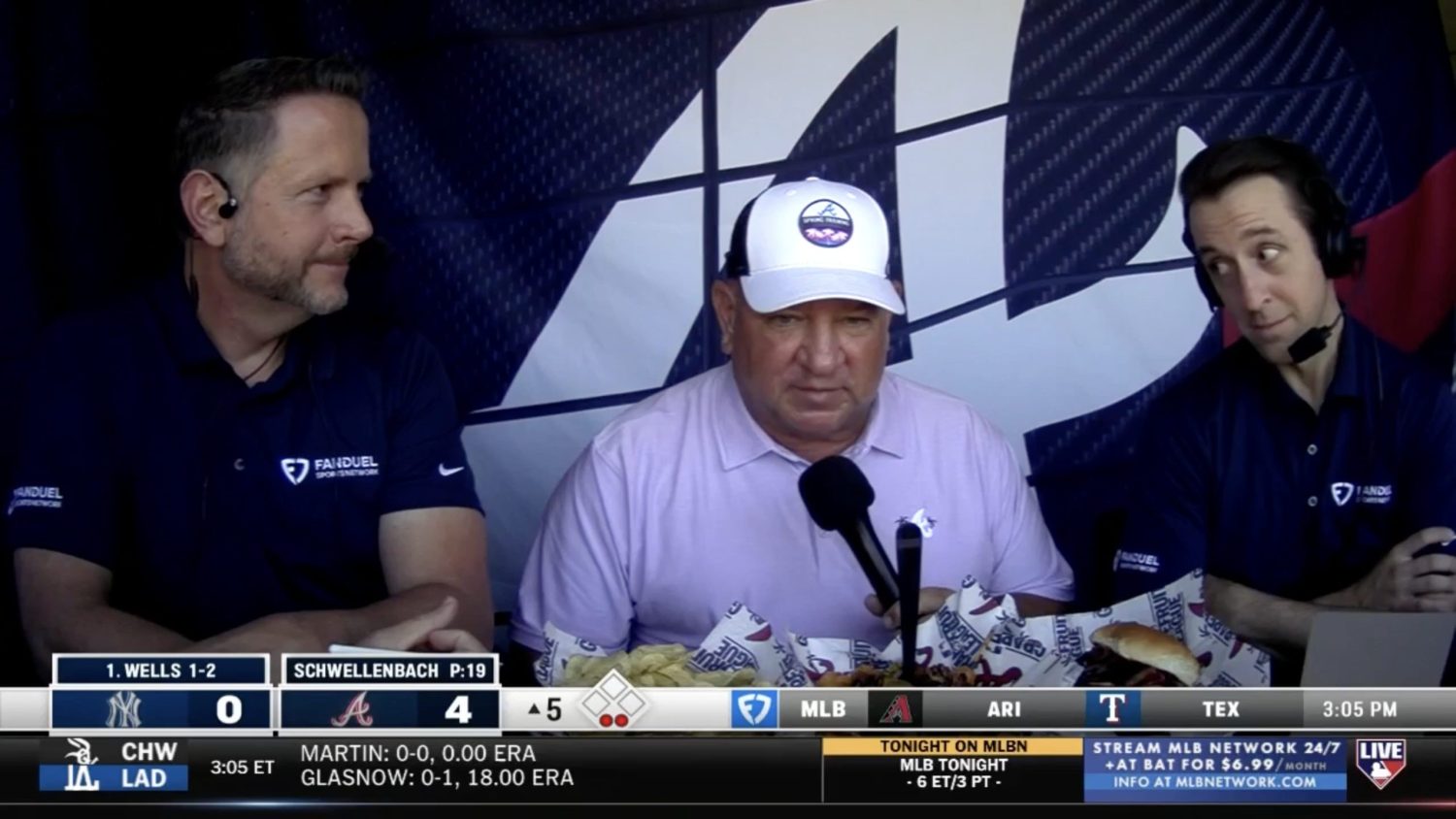 Brandon Gaudin on Atlanta Braves broadcast