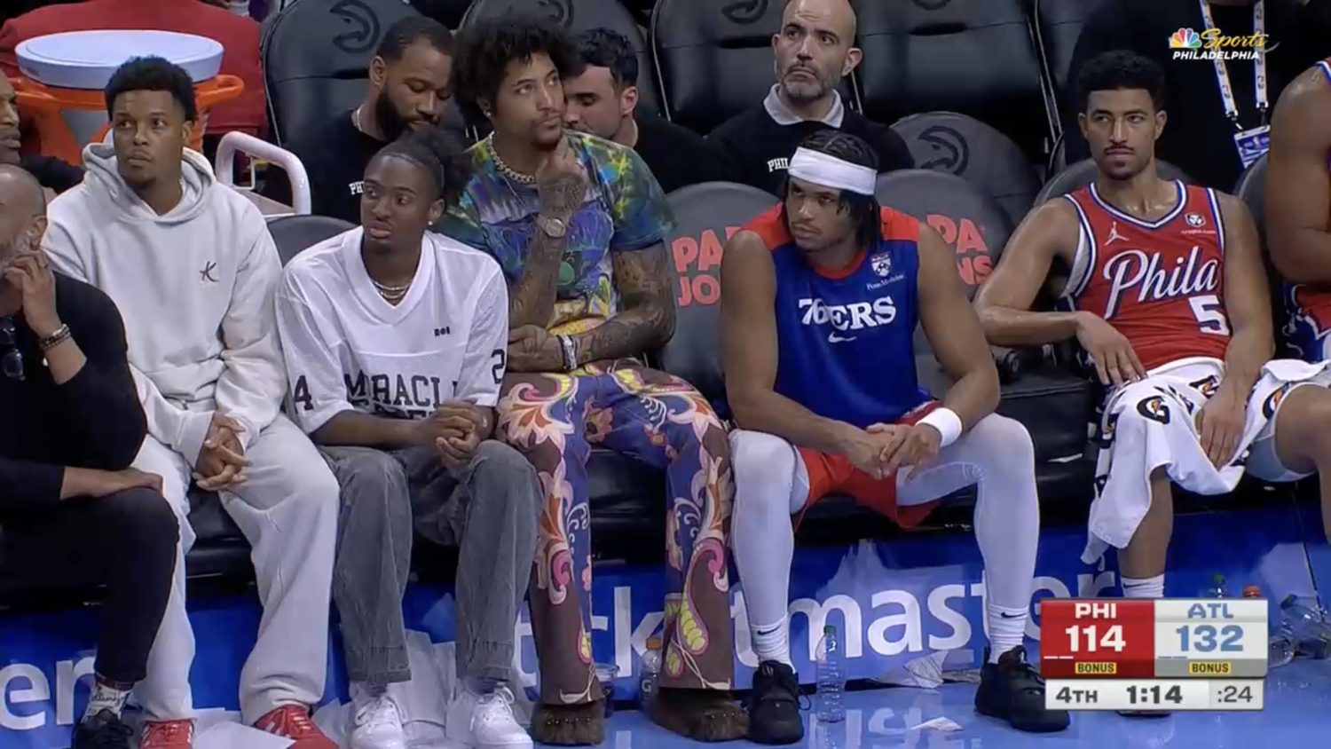 76ers' Kelly Oubre Jr. on NBC Sports Philadelphia broadcast