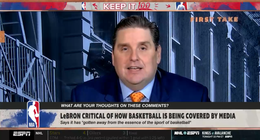 ESPN's Brian Windhorst deserves better than the shade LeBron James threw at him on Wednesday's episode of 'The Pat McAfee Show.'