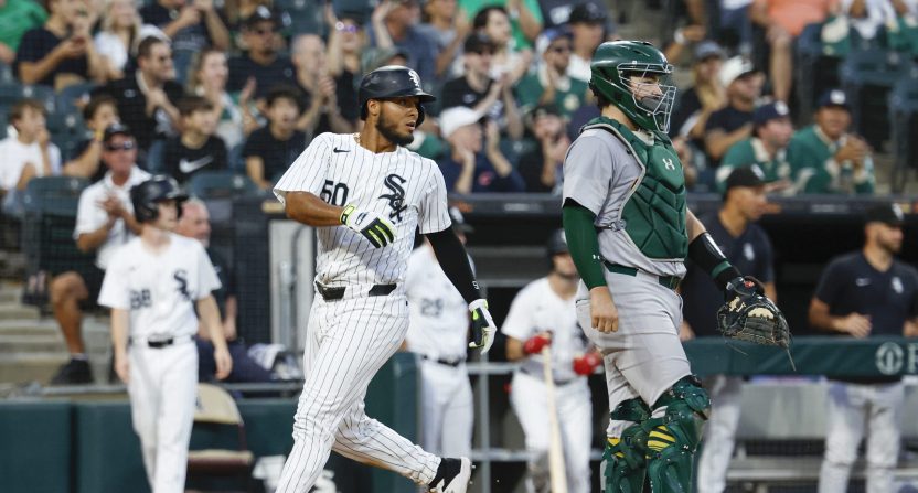The Sacramento Athletics and Chicago White Sox will have limited exposure in 2025 as neither team has a nationally televised game. Mandatory Credit: Kamil Krzaczynski-Imagn Images