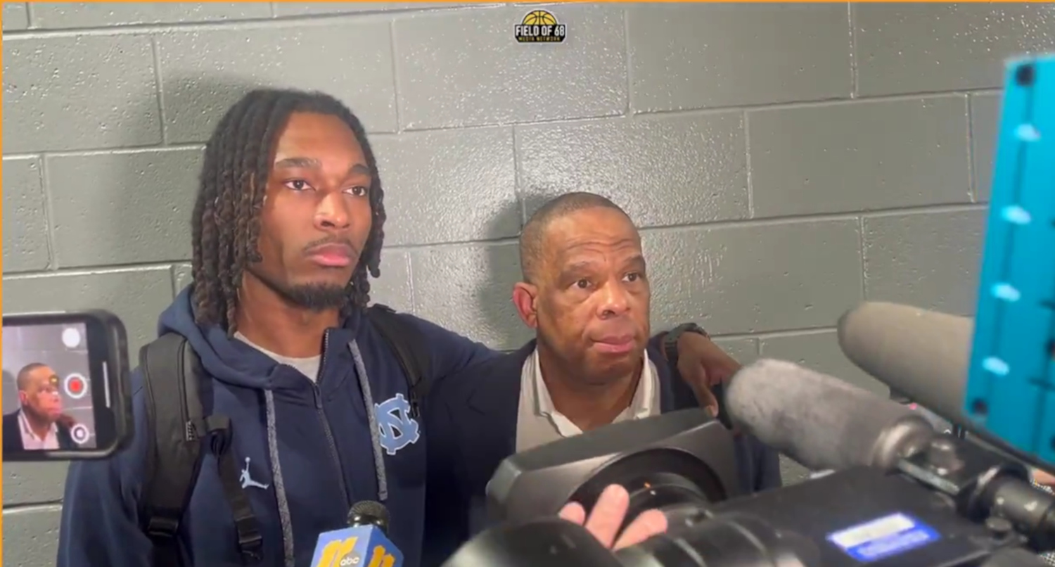 UNC’s Jae'Lyn Withers praised for facing media postgame after lane violation