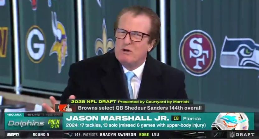 Mel Kiper Jr. talks about the NFL's ability -- or lack thereof -- to evaluate quarterbacks. Photo Credit: ESPN