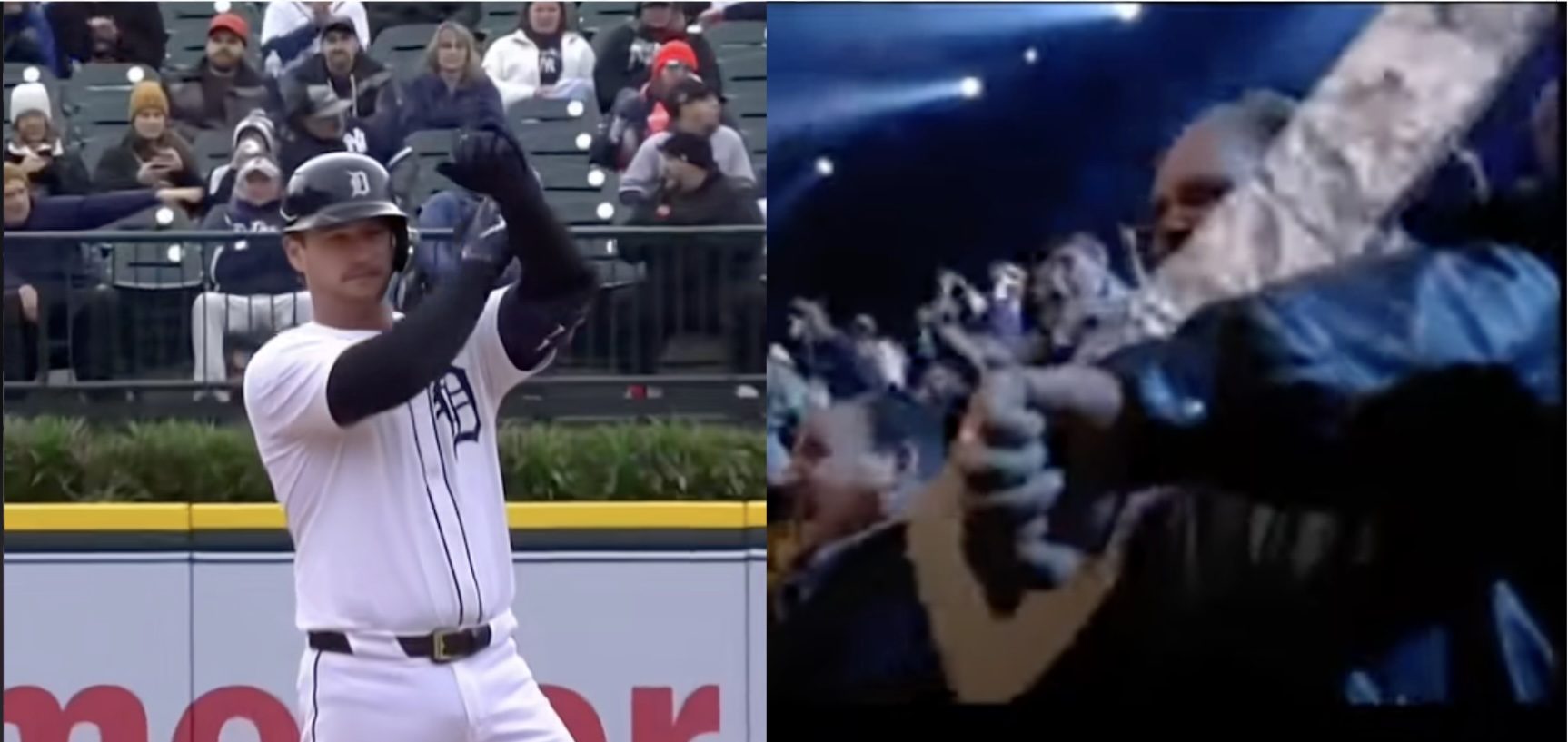 Detroit Tigers Bone Saw celebration