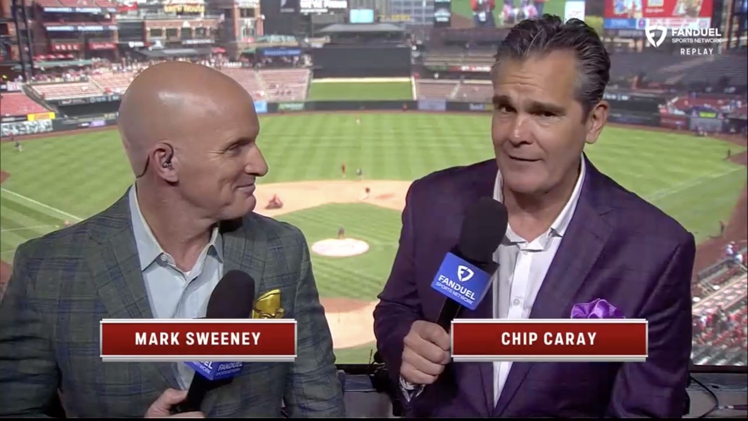 St. Louis Cardinals announcer Chip Caray on FanDuel Sports Network Midwest