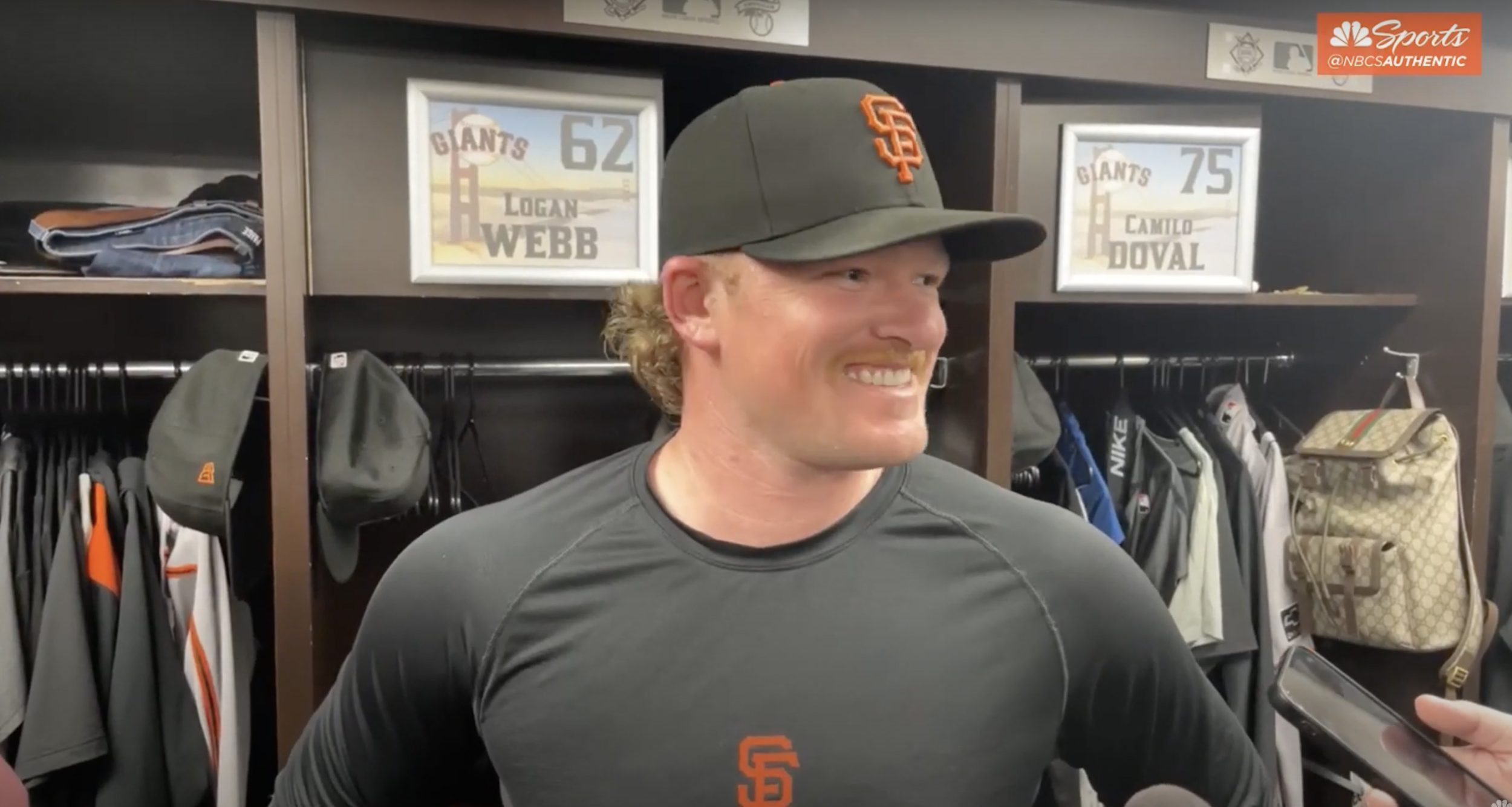 Logan Webb press conference