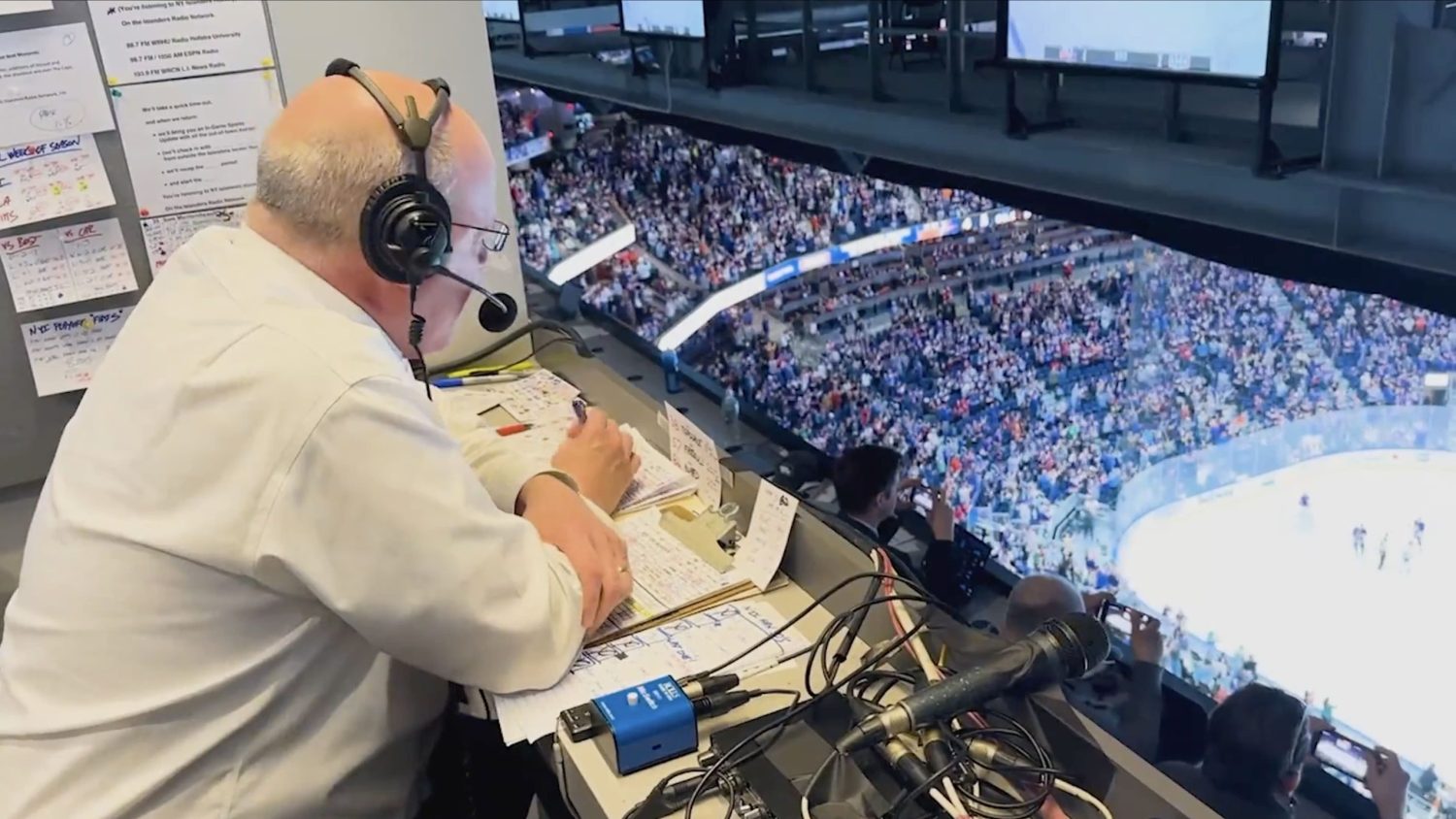 Islanders radio voice Chris King