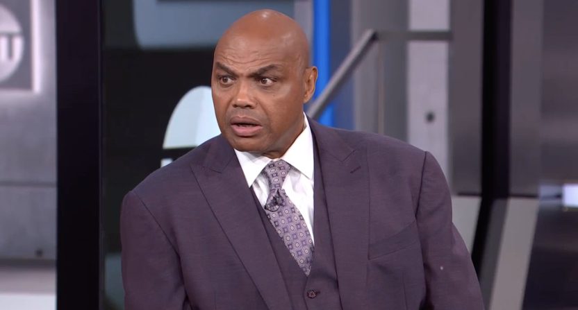 Charles Barkley on Inside the NBA. Photo credit: TNT