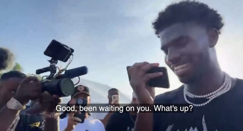 Shedeur Sanders on Twitch