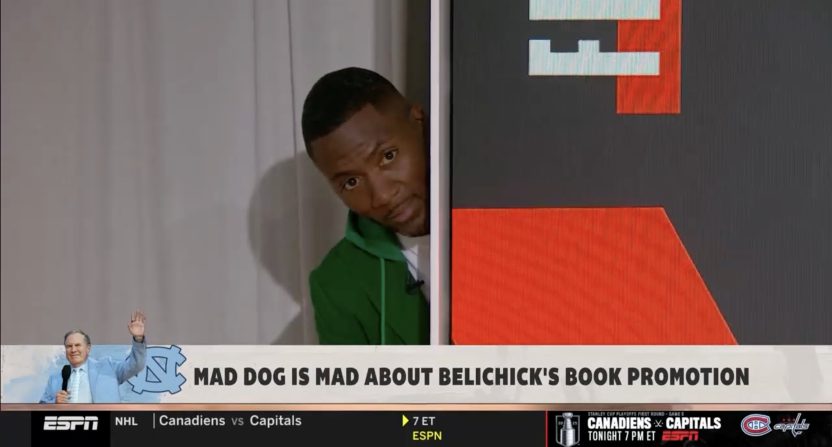 Ryan Clark leaves First Take during Bill Belichick topic