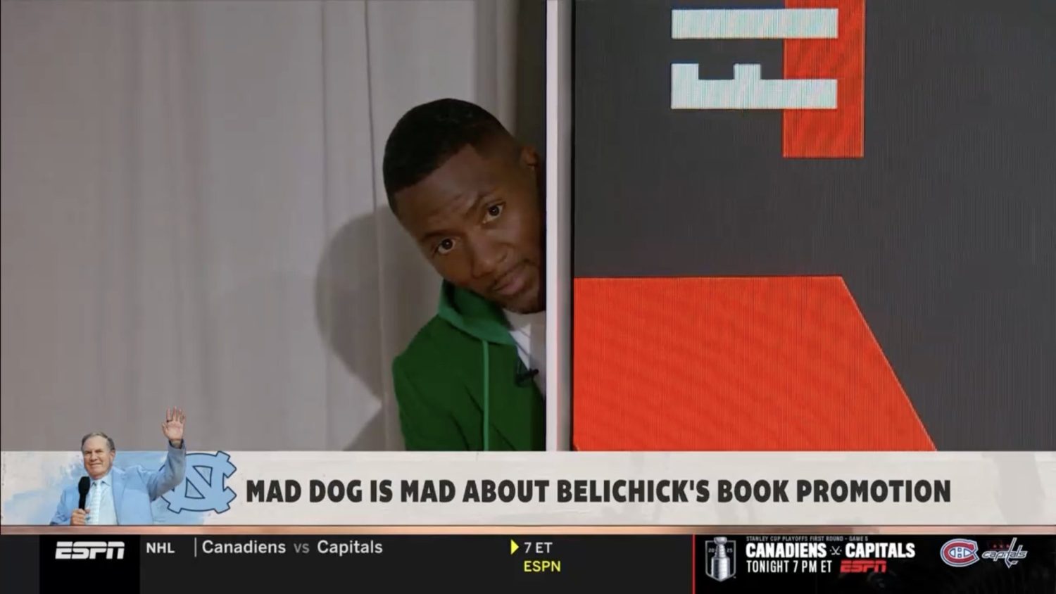 Ryan Clark leaves First Take during Bill Belichick topic
