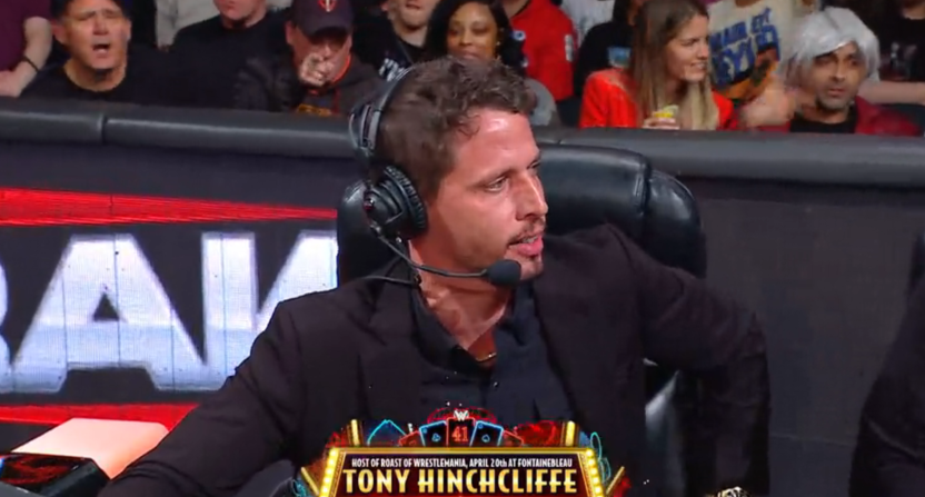 The replay of 'WWE Raw' removed a joke Tony Hinchclife made about superstar Big E's broken neck.
