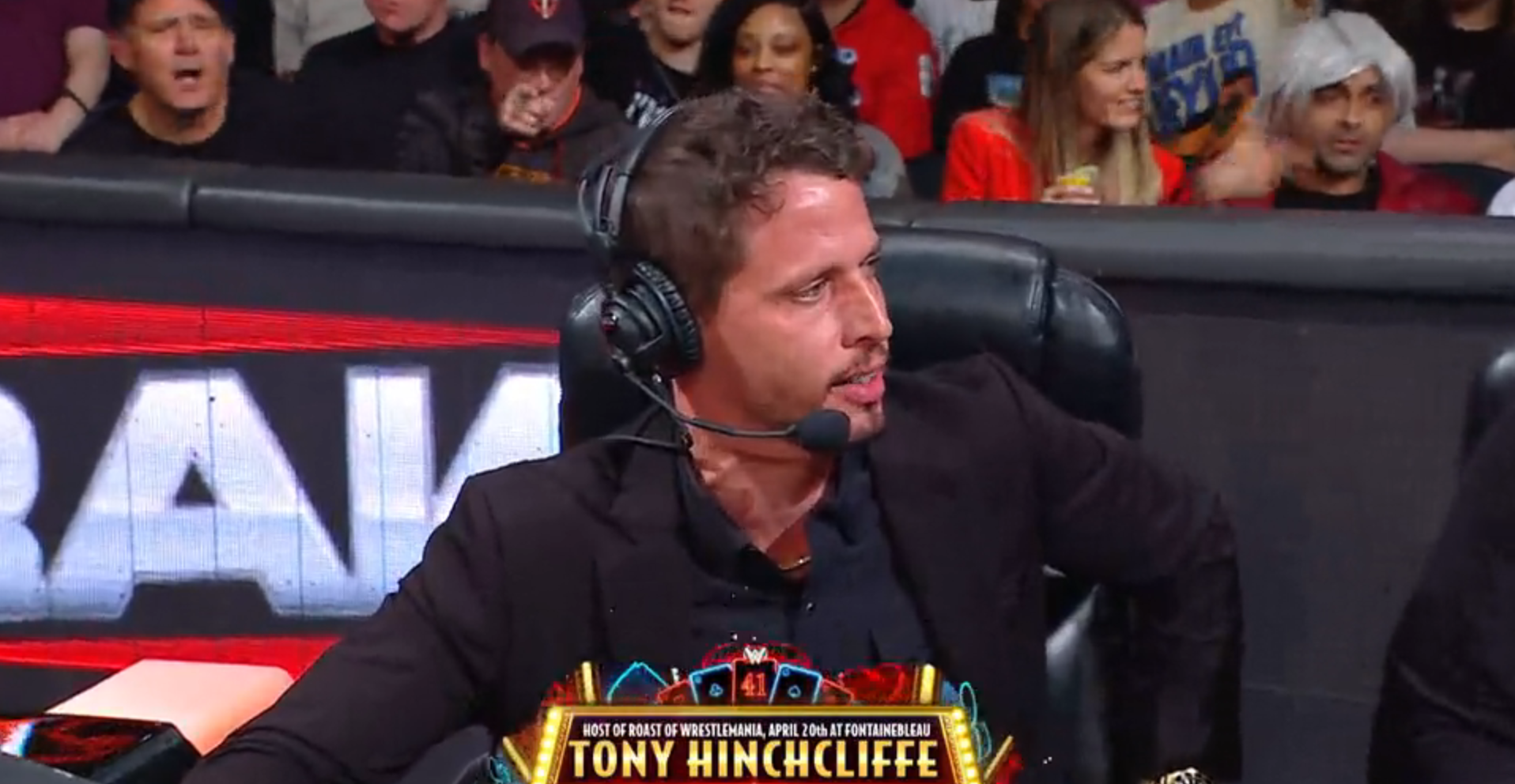 The replay of 'WWE Raw' removed a joke Tony Hinchclife made about superstar Big E's broken neck.