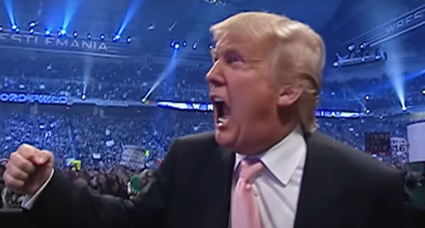 WWE chief content officer Paul "Triple H" Levesque praised the pro wrestling influence in Donald Trump's persona.