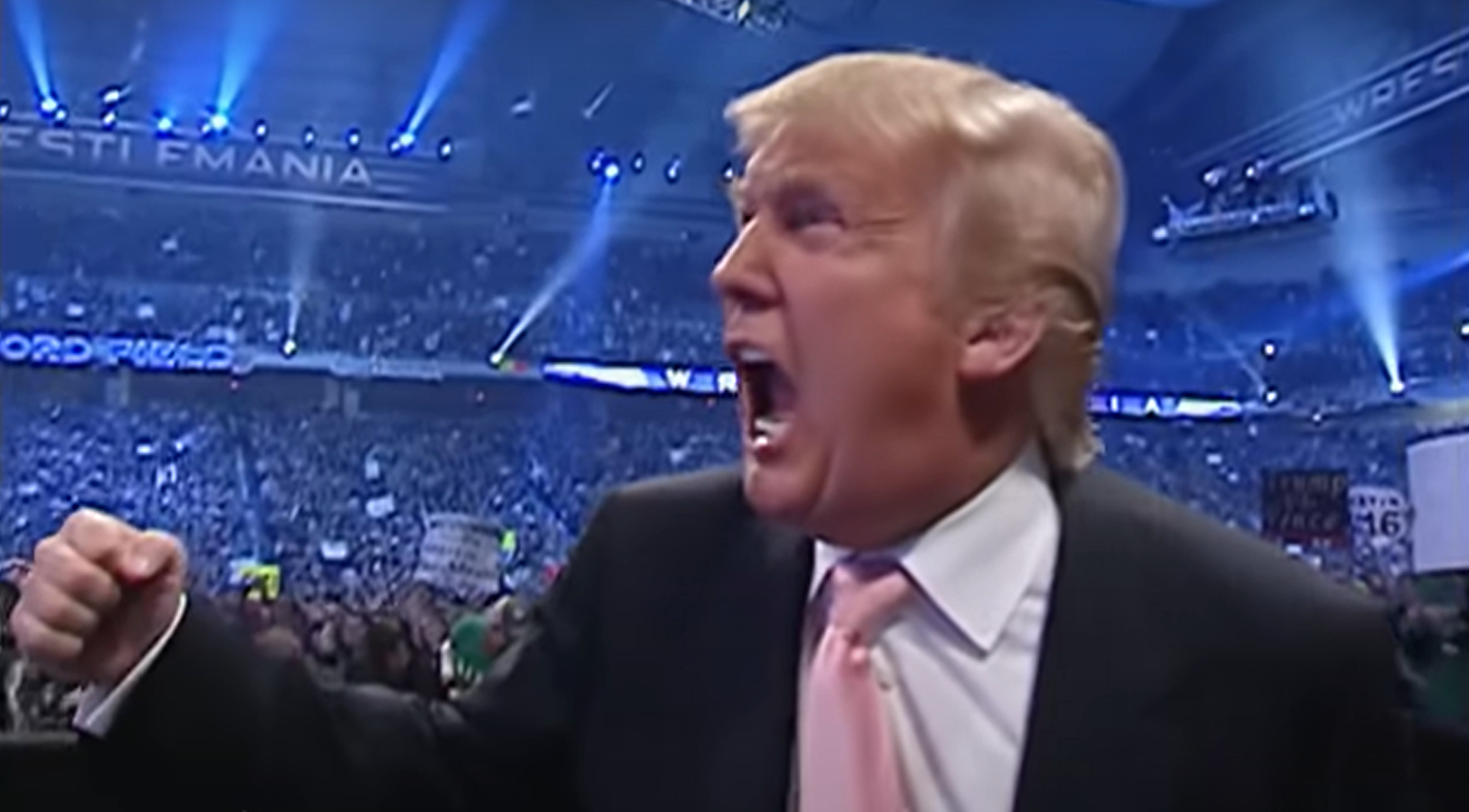 WWE chief content officer Paul "Triple H" Levesque praised the pro wrestling influence in Donald Trump's persona.