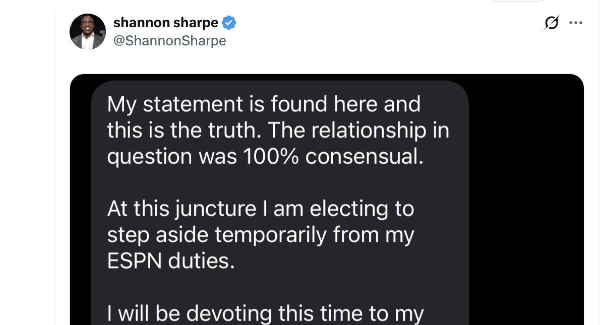Shannon Sharpe X screenshot