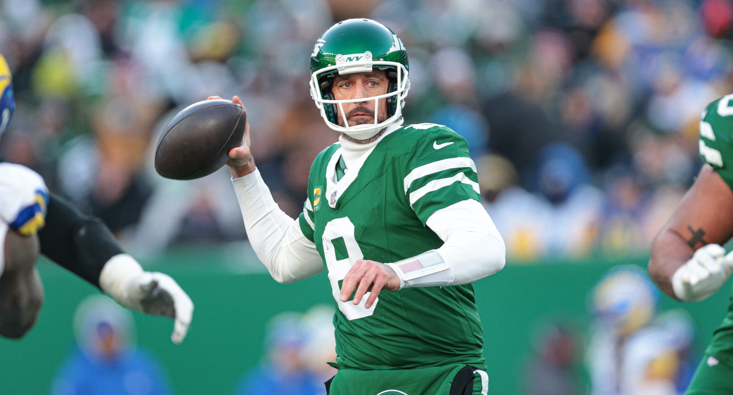 Will Aaron Rodgers go into TV after his playing career? According to Andrew Marchand, there may not be a lot of interest. Mandatory Credit: Vincent Carchietta-Imagn Images