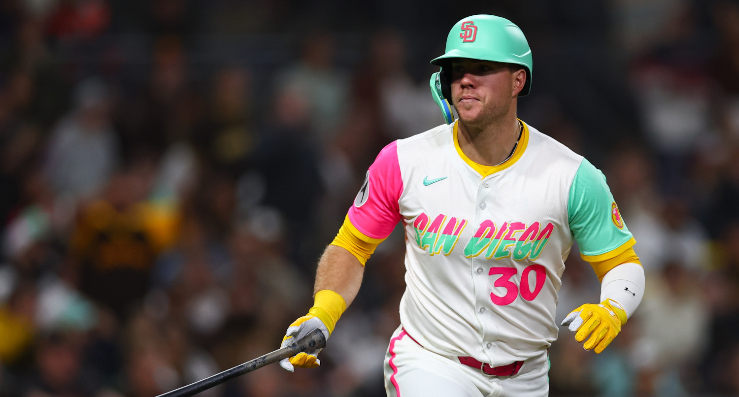 Gavin Sheets after a solo home run on April 11, 2025.