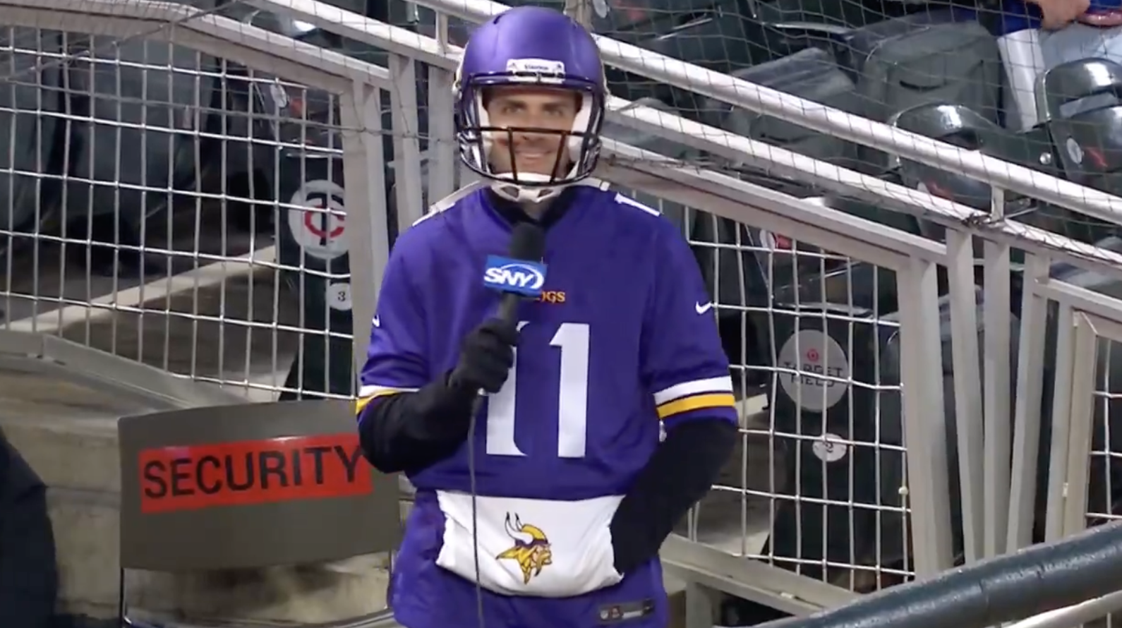 Steve Gelbs Vikings Mets SNY