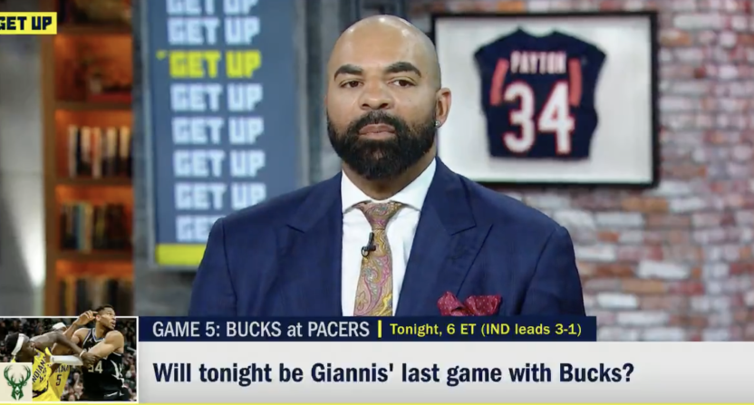 Carlos Boozer Giannis Antetokounmpo Get Up Bucks Lakers